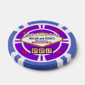 結婚式の引き出物ベガスカジノトランプのポーカーチップ ポーカーチップ (シングル)
