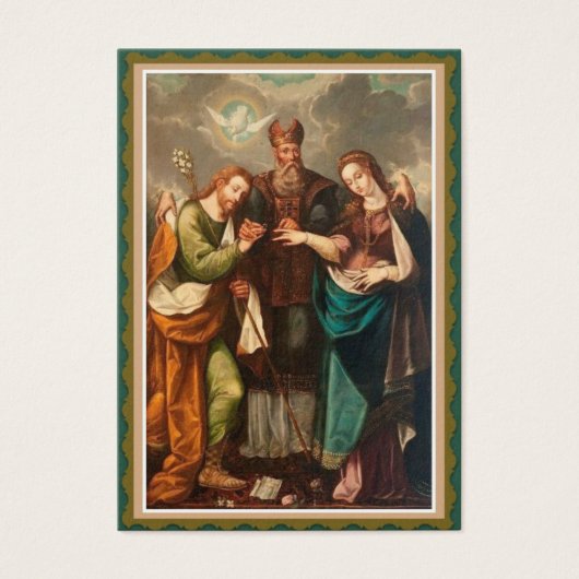 結婚式の引き出物ホーリーカードナブレムメアリー (正面)