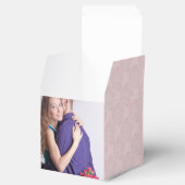 結婚式の引き出物ボックスあなたの写真モノグラム名 フェイバーボックス (オープン)