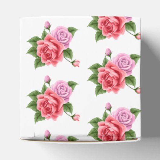 結婚式の引き出物ボックスとハートウィンドウ フェイバーボックス (上部)