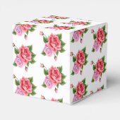 結婚式の引き出物ボックスとハートウィンドウ フェイバーボックス (裏面サイド)