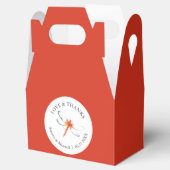 結婚式の引き出物ボックスウォーターカラートンボ フェイバーボックス (オープン)