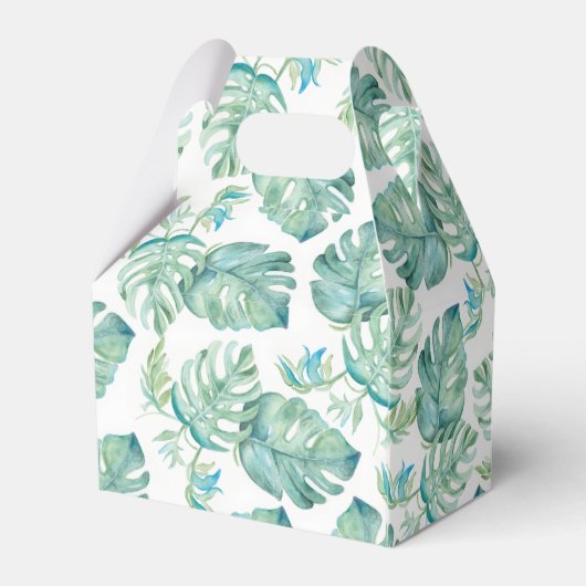 結婚式の引き出物ボックスサンキュートロピカルデスティネーション フェイバーボックス (裏面サイド)