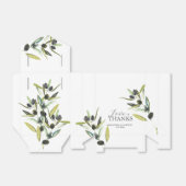 結婚式の引き出物ボックスズオリーブブランチグリーナリー フェイバーボックス (折り畳みなし)