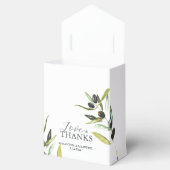 結婚式の引き出物ボックスズオリーブブランチグリーナリー フェイバーボックス (オープン)