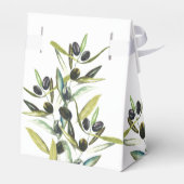 結婚式の引き出物ボックスズオリーブブランチグリーナリー フェイバーボックス (裏面サイド)