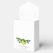 結婚式の引き出物ボックスダスティブルーボタニカル フェイバーボックス (オープン)