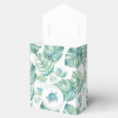 結婚式の引き出物ボックストロピカルデスティネーションパーム フェイバーボックス (オープン)