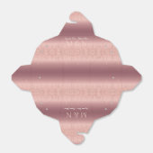 結婚式の引き出物ボックスバラ赤面スパークル文字名 フェイバーボックス (折り畳みなし)