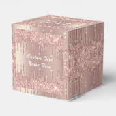 結婚式の引き出物ボックスバラ金ゴールドドライカスタムブ文字名 フェイバーボックス (裏面サイド)