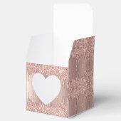 結婚式の引き出物ボックスバラ金ゴールドドライカスタムブ文字名 フェイバーボックス (オープン)