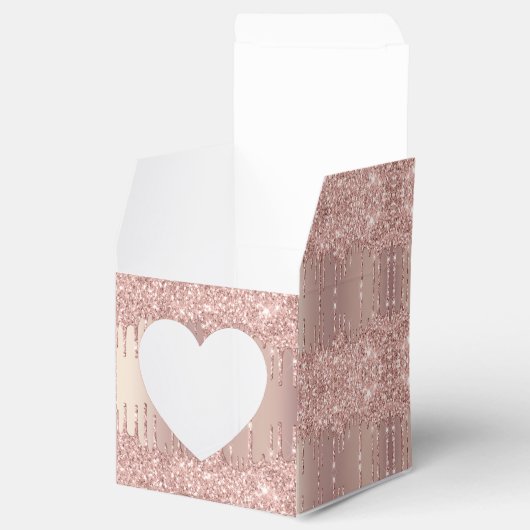 結婚式の引き出物ボックスバラ金ゴールドドライカスタムブ文字名 フェイバーボックス (オープン)