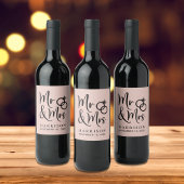 結婚式の引き出物ミセス・赤面 ワインラベル