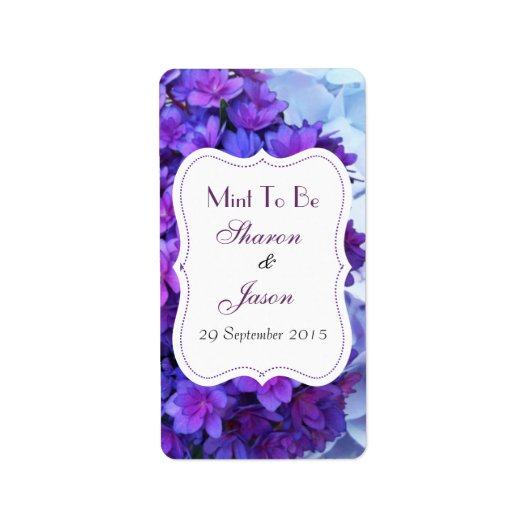 結婚式の引き出物ミント甘いラベルミントBe ラベル (正面)