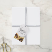 結婚式の引き出物ラベル水彩ひまわり ギフトタグ (より糸付き)