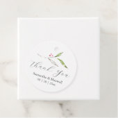 結婚式の引き出物ラベル水彩植物学 フェイバータグ (インサイチュ)