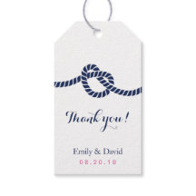 結婚式の引き出物ラベル王室のブルータイイングザノット