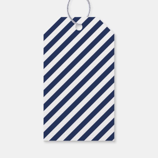 結婚式の引き出物ラベル王室のブルータイイングザノット ギフトタグ (裏面)