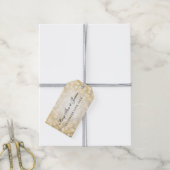 結婚式の引き出物ラベル金ゴールドグリッターライト ギフトタグ (より糸付き)