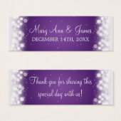 結婚式の引き出物ラベル魔法スパープル (正面&裏面)