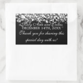 結婚式の引き出物ラベル魔法銀灯 長方形シール (バッグ)