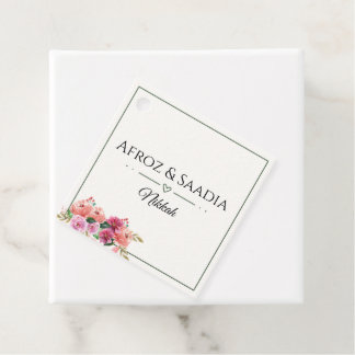 結婚式の引き出物ラベル フェイバータグ