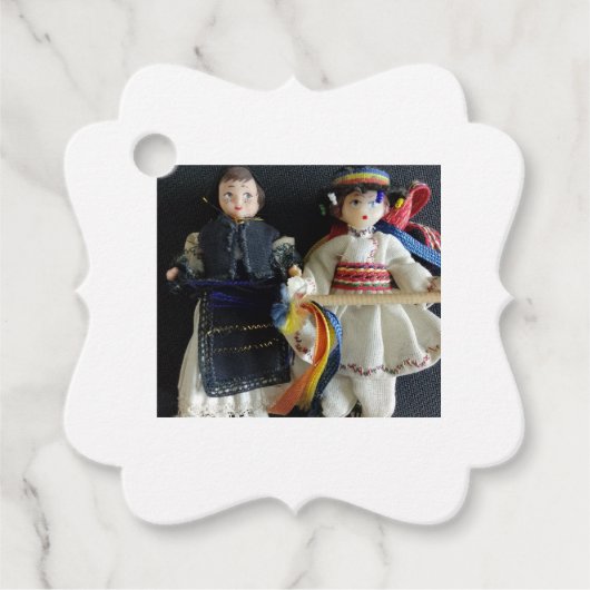 結婚式の引き出物ラベル フェイバータグ (正面)