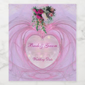 結婚式の引き出物ラベル ワインラベル (シングルラベル)