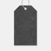 結婚式の引き出物ラベル |黒板ひまわり ギフトタグ (裏面)