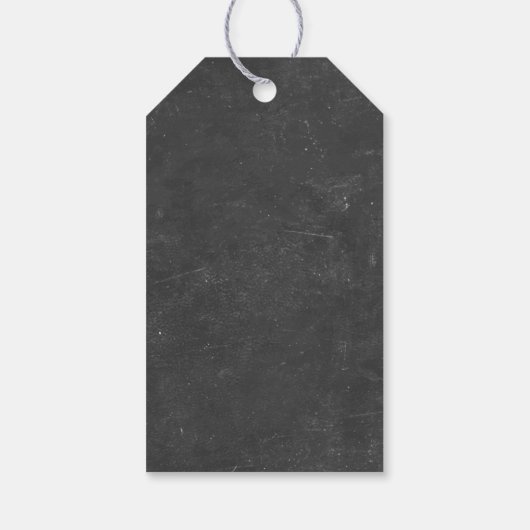 結婚式の引き出物ラベル |黒板ひまわり ギフトタグ (裏面)