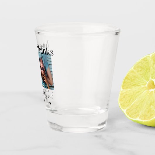 結婚式の引き出物ラヴ感謝していトフォトカスタムショットグラス ショットグラス (右)