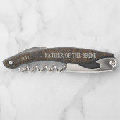 結婚式の引き出物ワインコルクスクリュボトルオープナー ソムリエナイフ (裏面)