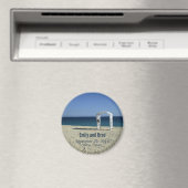 結婚式の引き出物先ビーチ結婚式磁石 マグネット (インサイチュ (食洗機))