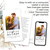 結婚式の引き出物写真記念祈りの言葉カード