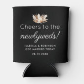 結婚式の引き出物応援からニューライウィズブラック 缶クーラー (正面)