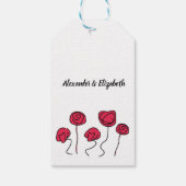 結婚式の引き出物愛来鳥ギフトありがとう ギフトタグ (裏面)