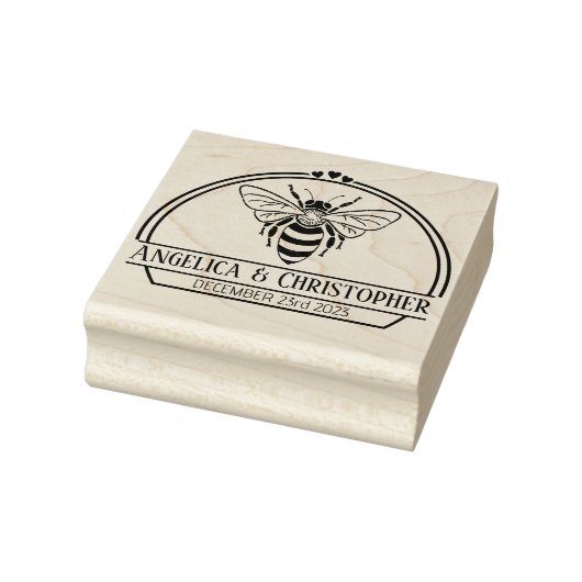 結婚式の引き出物招待カップルパーティー ラバースタンプ (スタンプ)