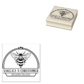 結婚式の引き出物招待カップルパーティー ラバースタンプ (押印)