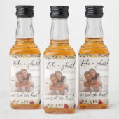 結婚式の引き出物撮影ヴィンテージフローラ リキュールボトルラベル (ボトル)