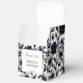 結婚式の引き出物白黒飴 フェイバーボックス (オープン)