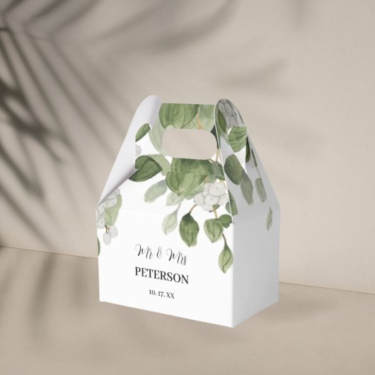 結婚式の引き出物箱植物 フェイバーボックス