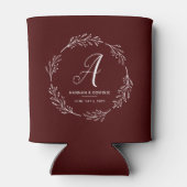 結婚式の引き出物素朴リース 缶クーラー (裏面)