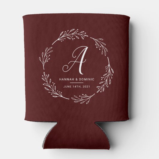 結婚式の引き出物素朴リース 缶クーラー (裏面)