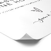 結婚式の引き出物署名テーブル披露宴ポスター ポスター (角)