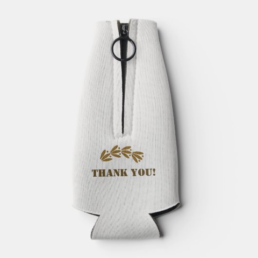 結婚式の引き出物醸造パーソナライズされたビール5 ボトルクーラー (裏面)