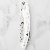 結婚式の引き出物|のパーソナライズなワインのコルクせん抜き ソムリエナイフ (正面)