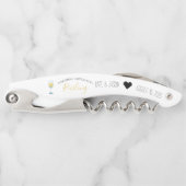 結婚式の引き出物|のパーソナライズなワインのコルクせん抜き ソムリエナイフ (正面)