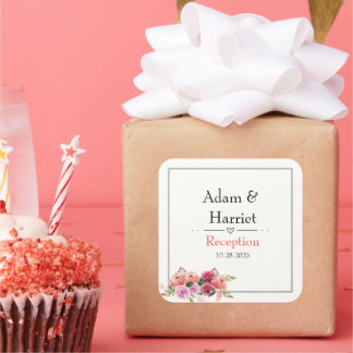 結婚式の引き出物 スクエアシール