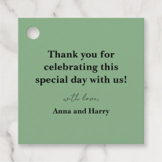 結婚式の引き出物 フェイバータグ