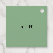 結婚式の引き出物 フェイバータグ (裏面)